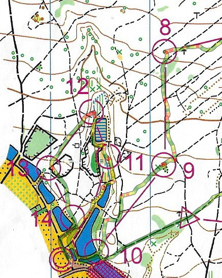 Veikko vergaß den Posten 9 zu stempeln