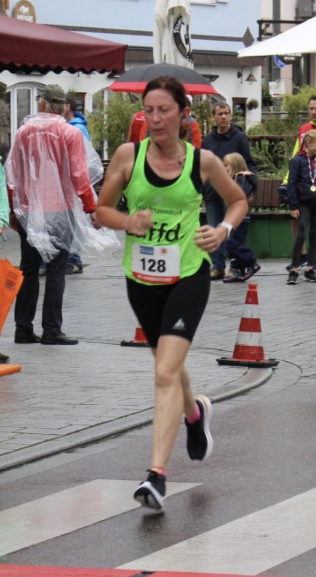 Anja im Regen